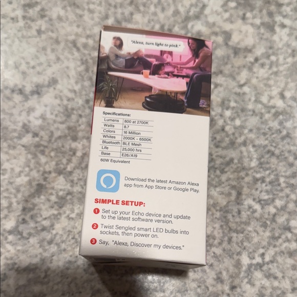 Multicolor Smart LED Light Bulb - Picture 2 of 5